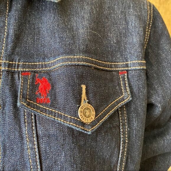 US Polo Assn classic denim jeans jacket L - Picture 4 of 6